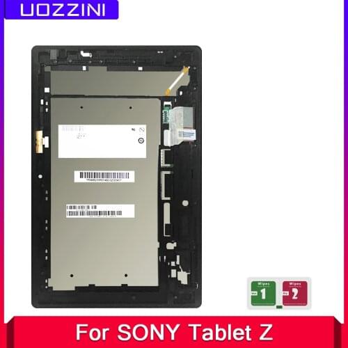 Tested 10.1" LCD For Sony Xperia Tablet Z Z1 SGP311 SGP312 SGP321 Display Monitor Touch Screen Panel Digitizer With/No Frame
