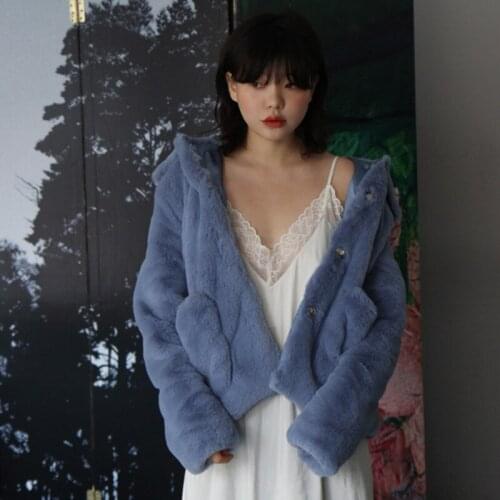 Winter Coat Women Plush Blouse Faux Fur Coat Coat Women Elegant Jacket Women Mink Fur Fashion Teddy Jacket Solid Fluffy Jacket