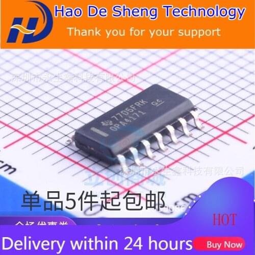 10PCS/LOT OPA4171 OPA4171AID OPA4171AIDR Operational Amplifier IC New Original In Stock