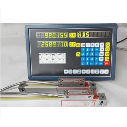 2 Axis digital readout dro for milling lathe machine with procision linear scale Brand new RH