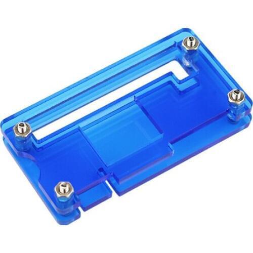 5PCS Acrylic Case Shell Box Transparent Blue Black Acrylic Protection Box With Metal Screws and Nuts for Raspberry pi Zero/W