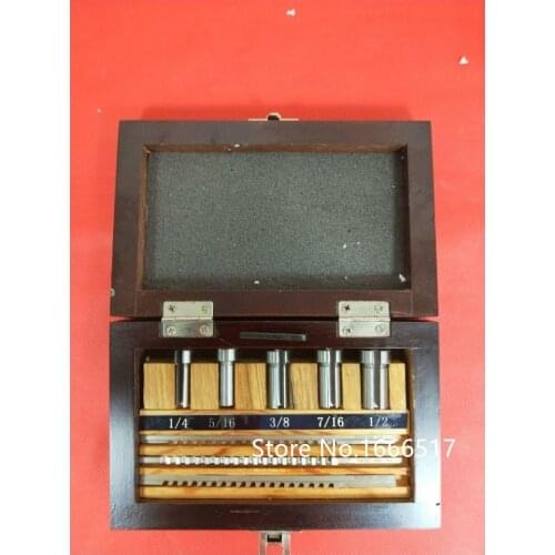 9 pcs/set HSS Inch Size keyway broaches with 5 pcs bushings and 1 shim High quality NE