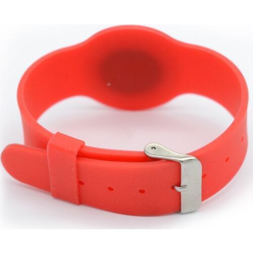Hot sale 500pcs/lot TK4100/EM4100 smart bracelet watch type silicone wristband for access system