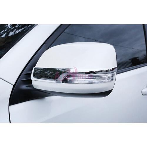 Chrome Car-Styling Side Wing Mirror Overlay Rearview Trim 2012-2018 For Toyota Land Cruiser 200 Accessories