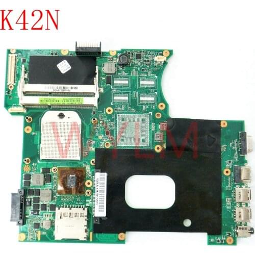 K42N motherboard REV 1.0 mainboard For ASUS K42N A42N X42N Laptop motherboard 60-N17MB1000-A08 100% Tested free shipping