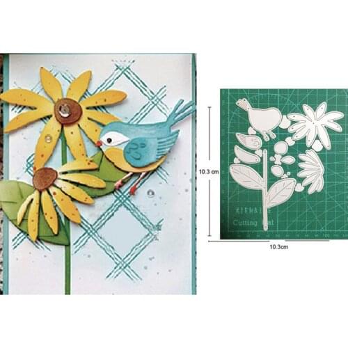 Metal Cutting Dies Stencil bird flower Scrapbooking Photo Album Card Paper Embossing Craft die cut mold