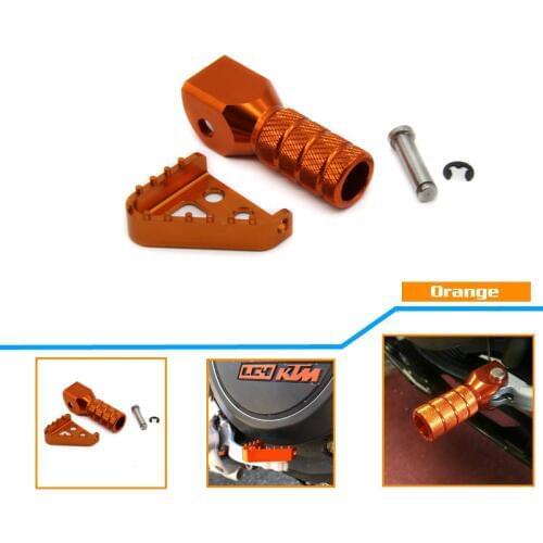 Set Rear Brake Pedal Step Tips & Gear Shifter Lever Tip For KTM SX EXC XCF XC XCW SXF EXCF SMR LC4 MX ENDURO 125-530 690 950 990
