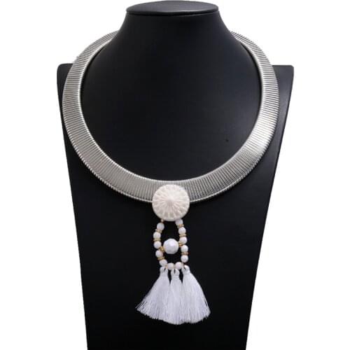 LZHLQ Punk Style Necklaces Metal Statement Necklace Women Fashion Jewelry Female Collier