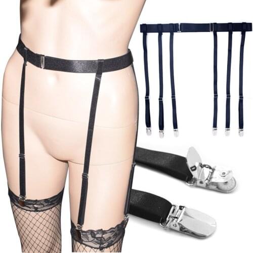 European and American fashion ladies garter belt elastic stocking clip suspenders women sexy