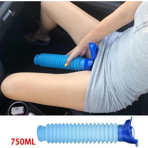750ML Outdoor Portable Urinal Tool Universal Car Emergency Reusable Mini Toilet For Travel Camp Hiking Potty Children Training