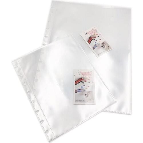 A4/A5 Replace Photo album 25 Sheets Loose leaf Mushroom Shape Binding Used For Data File Photo Transparent Inner Page