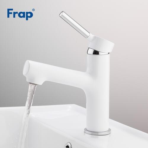 FRAP Water Mixer Bathroom Sink Faucet Basin Faucets Chrome Brass Tap Basin Mixer Water Tap Deck-Mounted torneira F1044-8