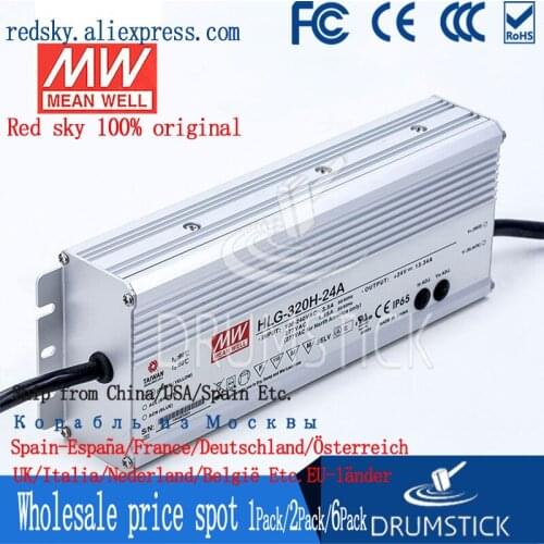 Only 11.11)MEAN WELL HLG-320H-24A 24V 13.34A meanwell HLG-320H 320.16W Single Output LED Driver Power Supply A type