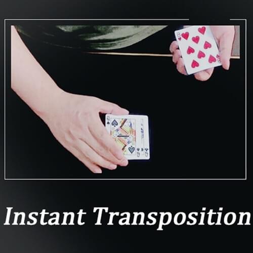 Instant Transposition Magic Tricks Close Up Magia Card Change Magie Playing Card Magica Mentalism Illusion Gimmick Props