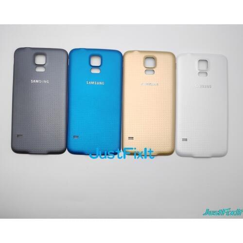 Replace Battery Cover For SAMSUNG Galaxy S5 G900 G900F G900S G9006V Back Battery Cover Door Rear Glass Housing Case