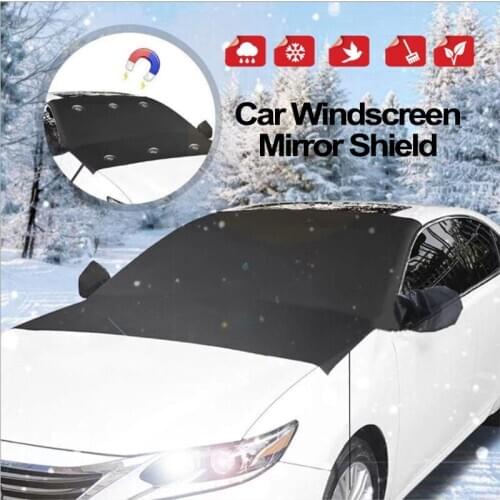 Car Magnetic Windscreen Frost Snow UV Sun Shield Windscreen Cover Protector Waterproof For Car SUV Van RV Camper Truck