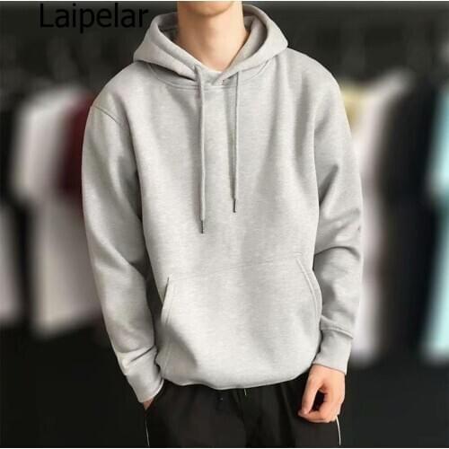 Winter Warm Knitted Mens Hooded Sweater Man Loose Even Hat Trend Loose Coat Teenagers Bring Hat Long Sleeve Casual Pullover