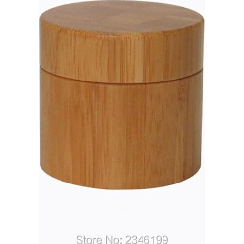 100G 150G Bamboo Wooden Jar Empty Cosmetics Cream Packing Bottle Bamboo Wood Cover Jar. 10Pcs/Lot
