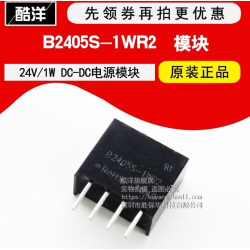100% New&original B2405S-1WR2 24V/1W DC-DC