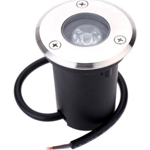 16pcs/lot 3W Warm Cold White Epistar Chips LED Underground Light IP68 Buried Recessed Floor Outdoor Lamp Free Shipping