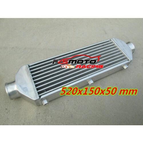 FMIC universal Aluminum Intercooler For 520x150x50 mm 2.6" Inlet / outlet Tube Fin