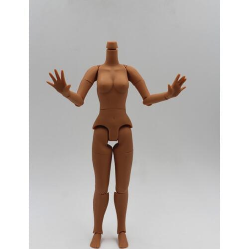 Azone body Blyth doll body 8.5 inch joint doll dark skin, hand group, big breast joint body 30cm 1/6 doll