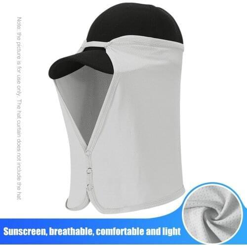 Women Man Outdoor Neck Flap Quick Dry Breathable Sun Protection Neck Flap Cover For Sun Cap Fishing Hat Baseball Caps