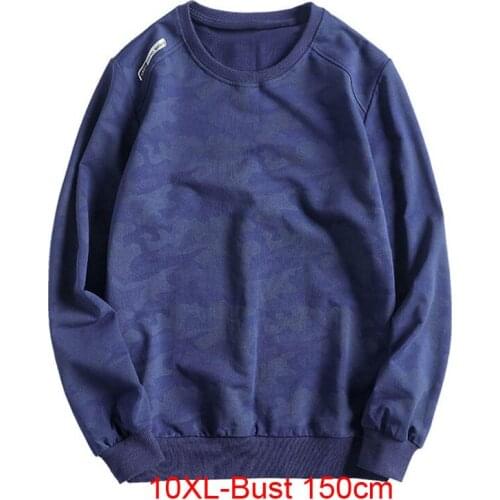 Spring autumn men hoodie 5xl 6xl 7xl 8xl 9xl 10xl bust 150cm plus size Man sweatshirts 5 colors