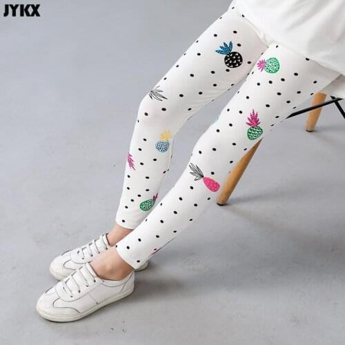 Childrens Pants Summer New Nine-point Pants 3-11 Years Old Printing Color Girls Leggings Wholesale