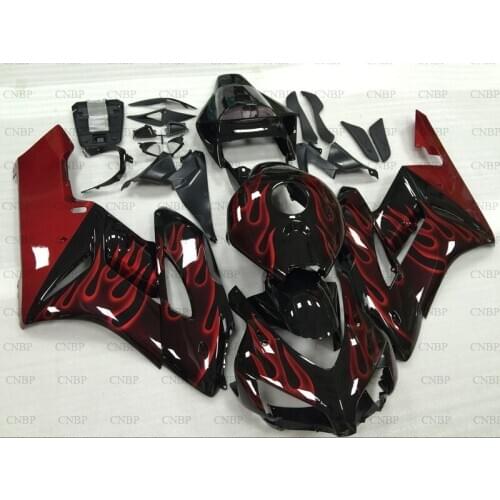 Fireblade 2004 - 2005 Bodywork CBR1000 RR 05 Body Kits CBR1000RR 2004 Black Red Frame Fairings
