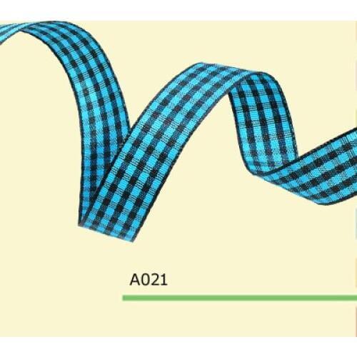3/16" Inch 0.5cm Scottish Christmas Checked Ribbon