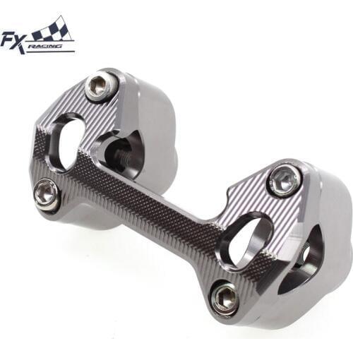 FX CNC Aluminum 1-1/8" 28mm Motorcycle Pit Dirt Bike Handlebar Mount Clamp Kit Fat Over-Sized Bars For Universal Motorcycles