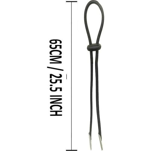 Hat Flexible Removable Chin Cord，Adjustable Elastic Spring Stop Cord Lock Strap