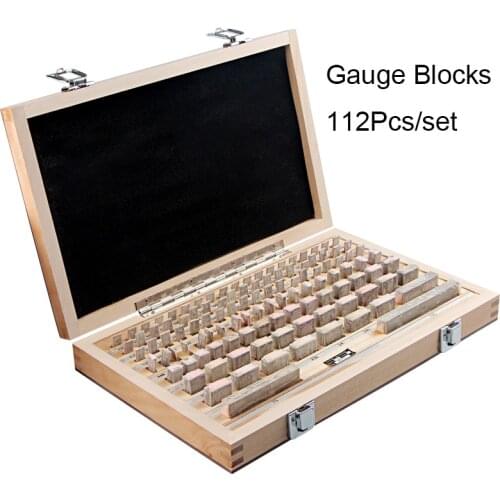 112pcs/set gauge blocks gage blocks standard blocks measure blocks