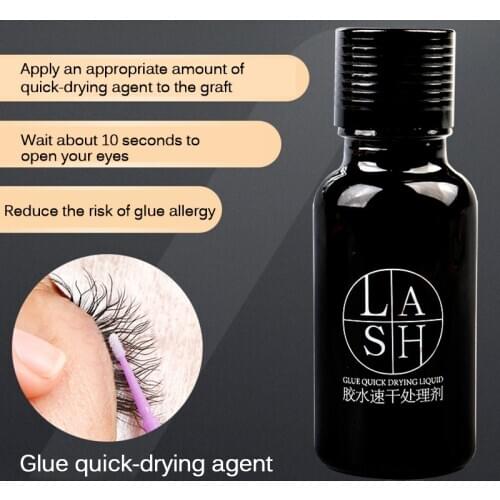 Grafting eyelash glue quick-drying agent desiccant quick-drying, beauty eyelash special hypoallergenic no stimulation