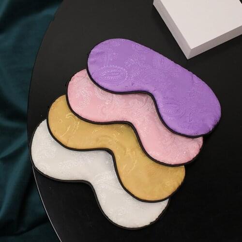 Eye Mask Sleep Night Dream Mask Silk Sleeping Eye Cover Silk Bandage For Men Women Travel Nap Fashion Blindfold Relax Aid Band