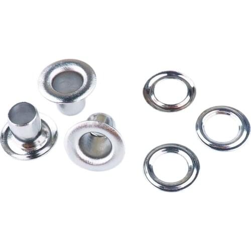 100sets 12*6*8mm Metal eyelets DIY Garment Cloth Craft DIY Apparel Sewing Fabric Garment Eyelets Handmade Tools Handmade