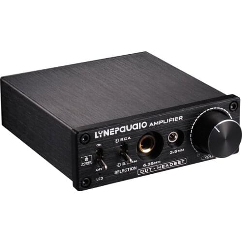 Headphones, speaker amplifiers, pre-stage stereo signal amplifiers, with volume control, dual audio sources, lossless