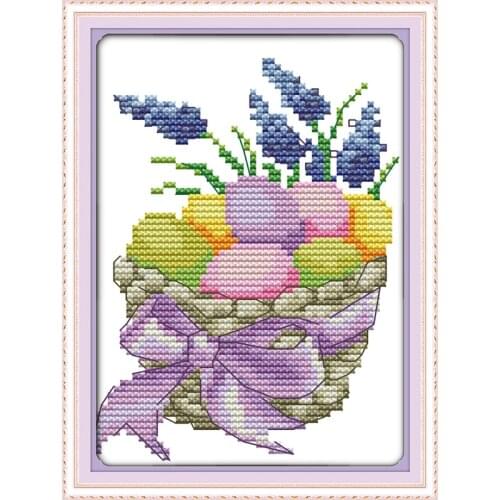 Easter eggs (2) Counted Cross Stitch 11CT 14CT Cross Stitch Sets Wholesale Cross-stitch Kits Embroidery Needlework