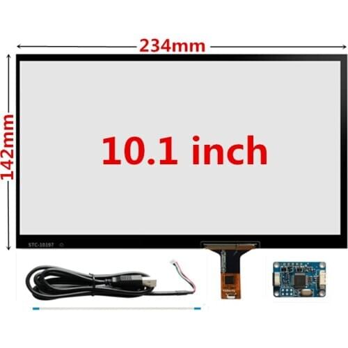 10.1 inch 230mm*142mm Raspberry Pi tablet PC navigation Capacitive Touch Digitizer Touch screen panel Glass USB Driver board