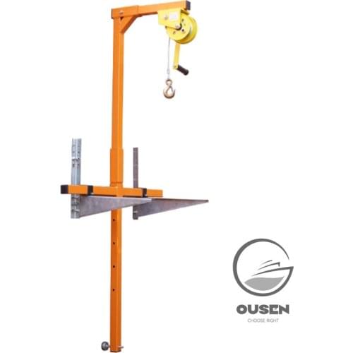 1-5 HP Reinforced 10/15/20M Lifting Tool Crane Folding Selflocking Manual Winch Installation and Assembly Air Conditioning Tools