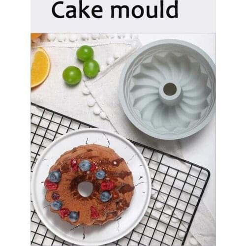 Cake Silicone Mold Gear Shape Mousse Cake Bakeware DIY Toast Bread Baking Tool Chocolate Mold Jelly Pudding Mold