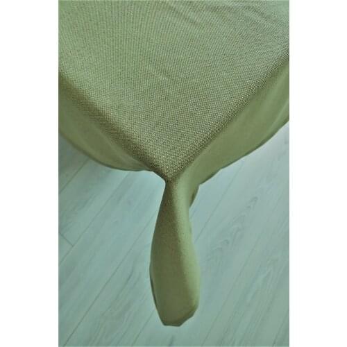 Linen Textured Stain Resistant Pistachio Green TableCloth Wedding, Party,Sofa Cover Turkish Cotton For Rectangle Table Cloth