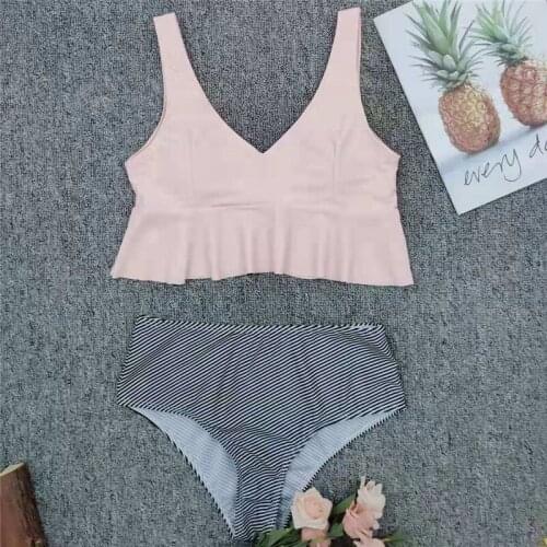 Розовые купальники Swvwvif China At AliExpress