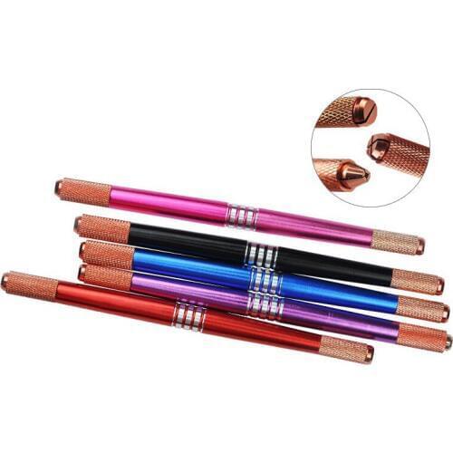 Top Quality Multifunction Three Endeds Microblading Pen CF/U/ Round Needle Manual Microblade Needle Holder