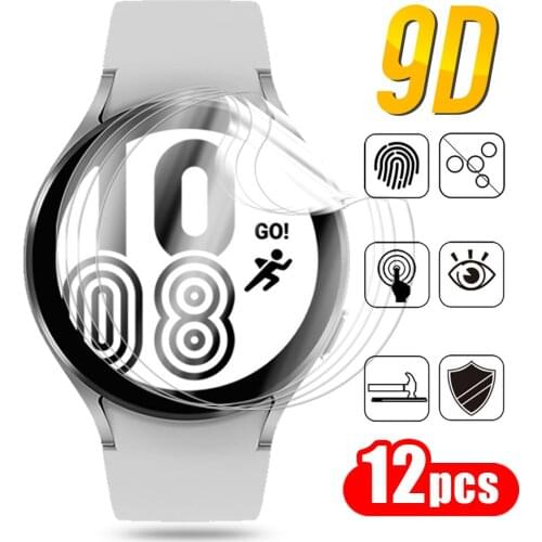 Screen Protectors For Samsung Galaxy Watch 4 44mm 40mm Full Protective Film For Samsung Classic 42mm 46mm Watch Accessories