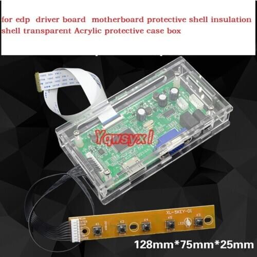 Yqwsyxl for edp driver board protective shell insulation Controller driver board shell transparent Acrylic protective case box