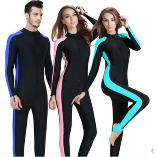 Women Neoprene Diving suit Wetsuit Men Scuba Snorkeling Jumpsuit One piece long sleeved Triathlon Spearfishing Surfing SwimSuit