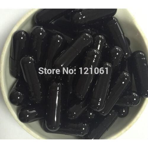0# 10,000pcs! Black-Black colored empty capsules,hard gelatin empty capsules size 0(joined or seperated capsules)