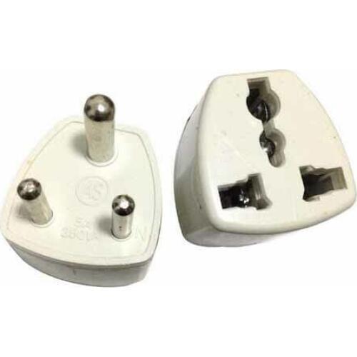 10pcs Travel Charger Converter SABS 164-1 South Africa To EU AU US AS UK Adaptor